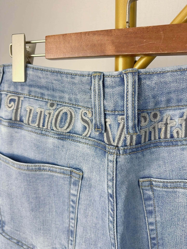 ブランドジーンズ角部分ディテール